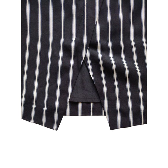 Loft Skirt 6 Front Faux Wrap Side Zip Nautical - Picture 4 of 10